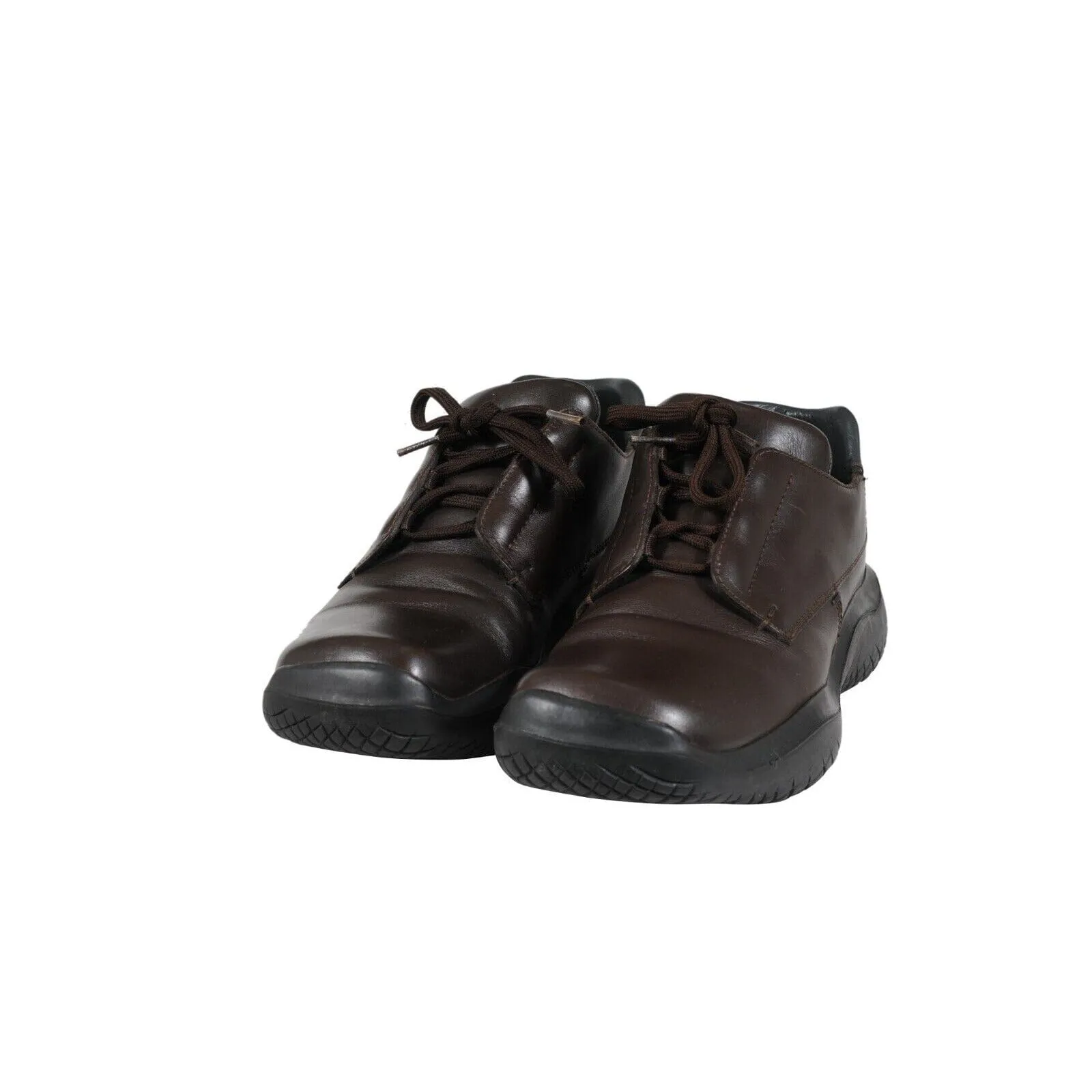 AW99 Vintage Chunky Derby US9.5 UK8.5 Brown Leather Vibram Square Toe