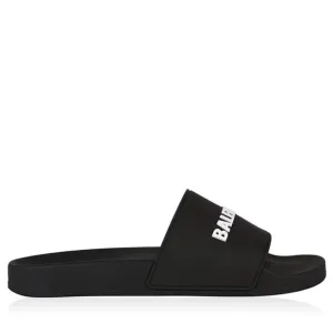 Balenciaga Logo Sliders Black