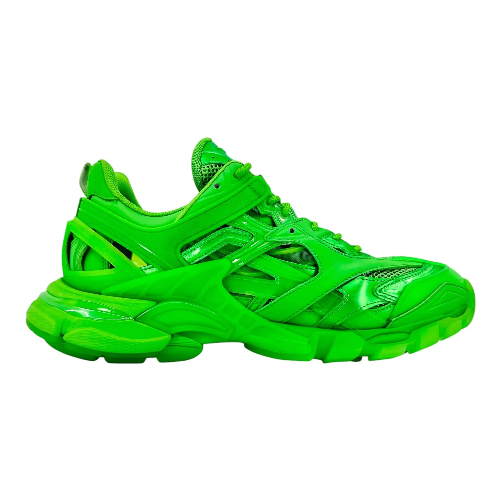 Balenciaga Track 2 Trainer Clear Sole Fluorescent Green