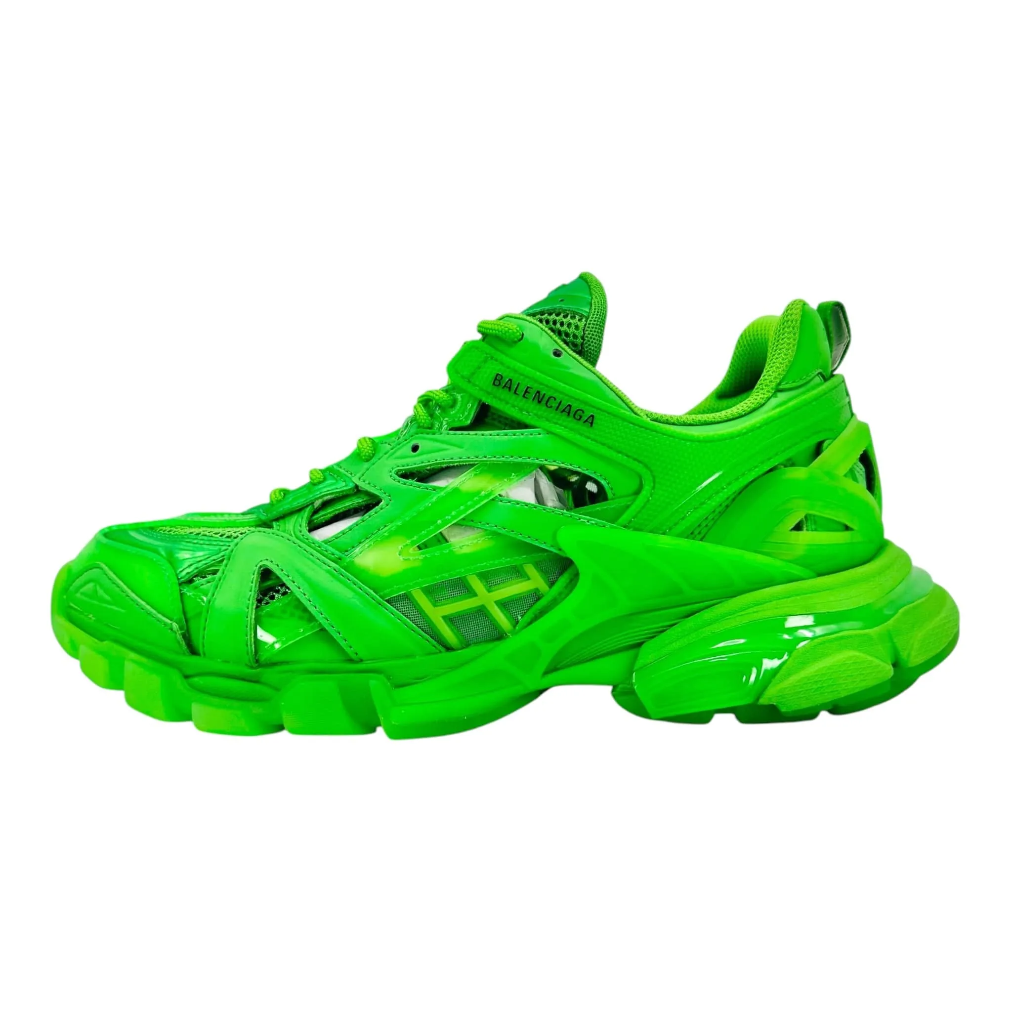 Balenciaga Track 2 Trainer Clear Sole Fluorescent Green