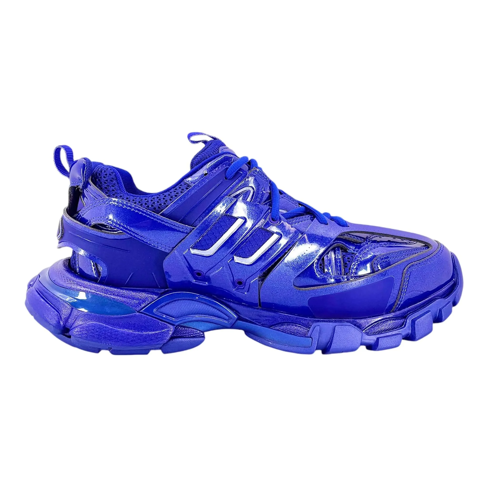 Balenciaga Track Trainer Metallic Indigo