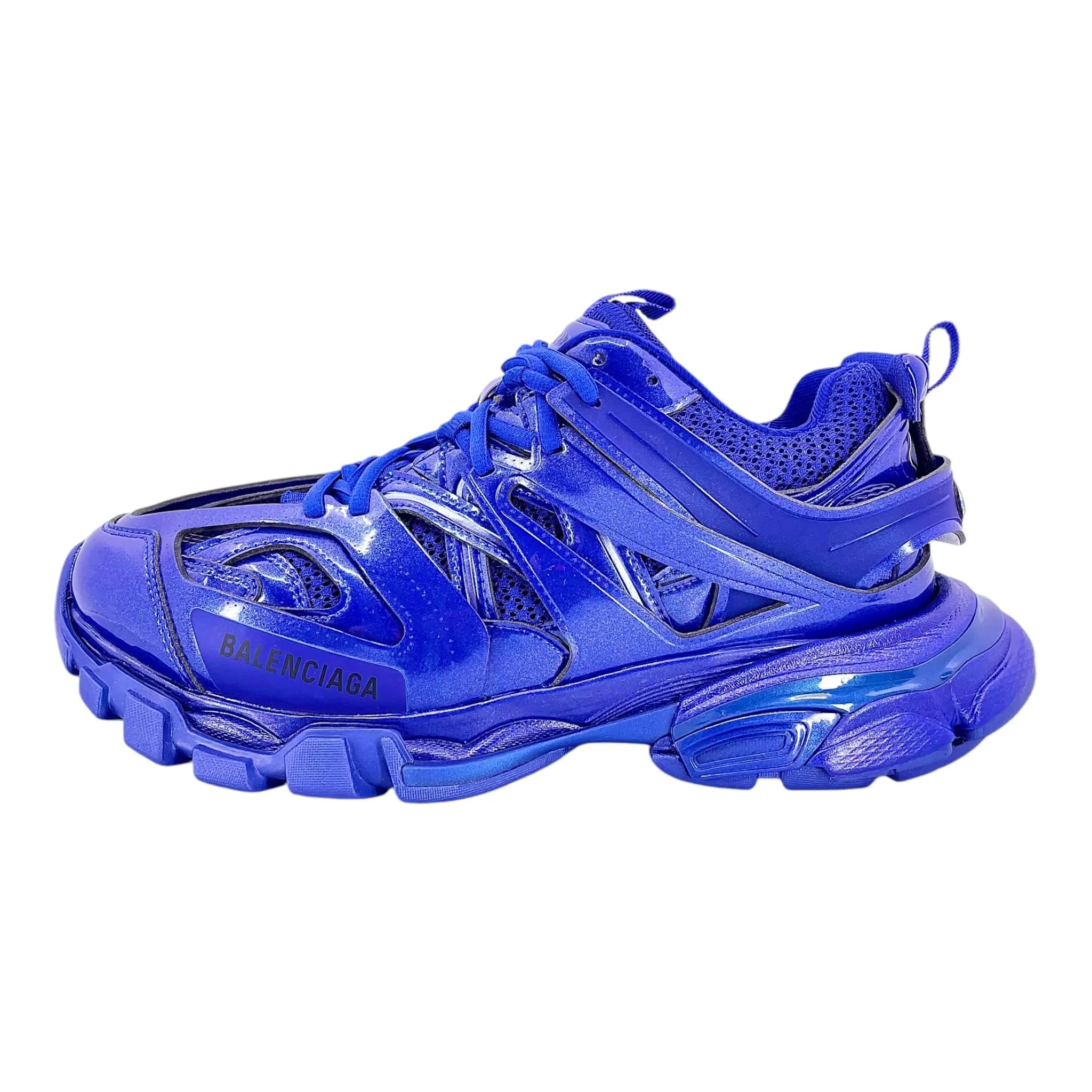 Balenciaga Track Trainer Metallic Indigo