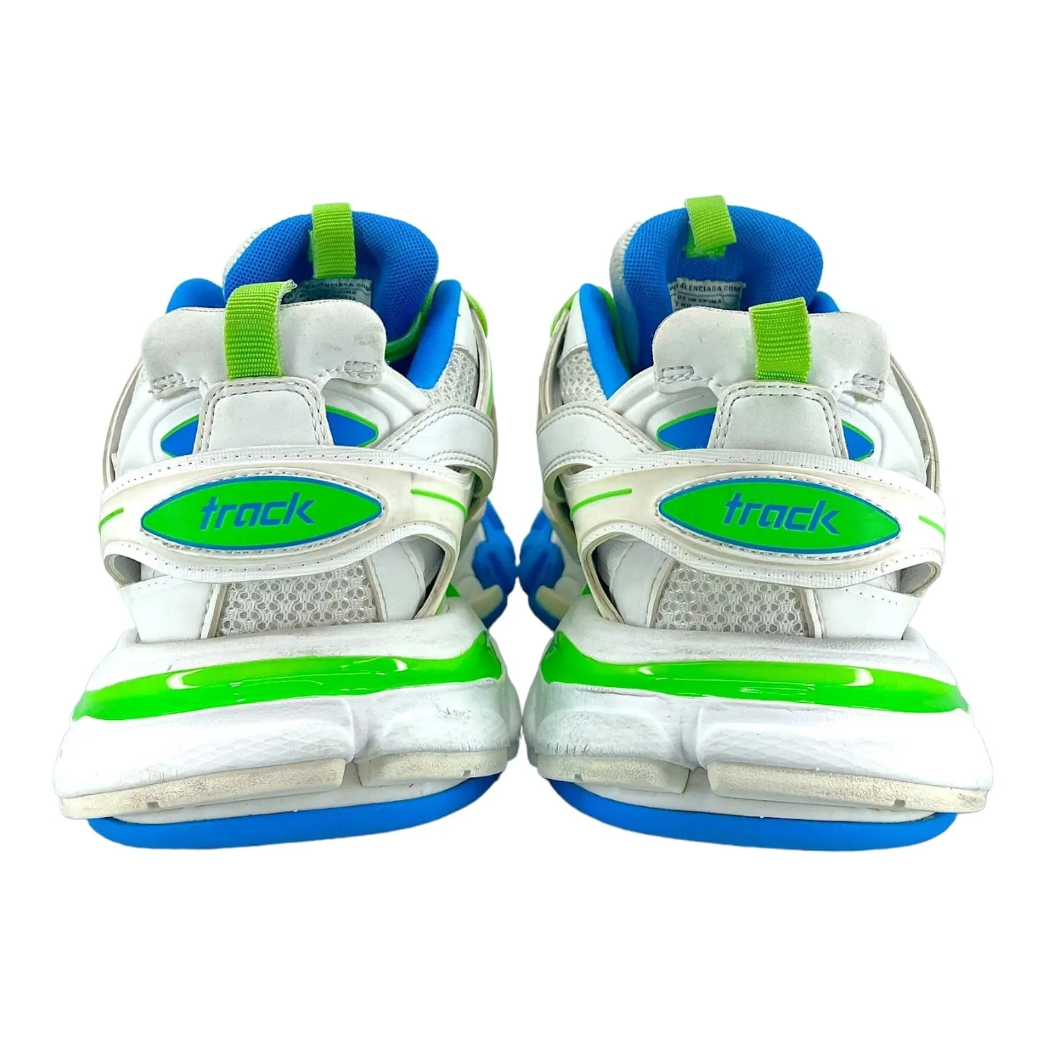 Balenciaga Track Trainer White Blue Green Pre-Owned