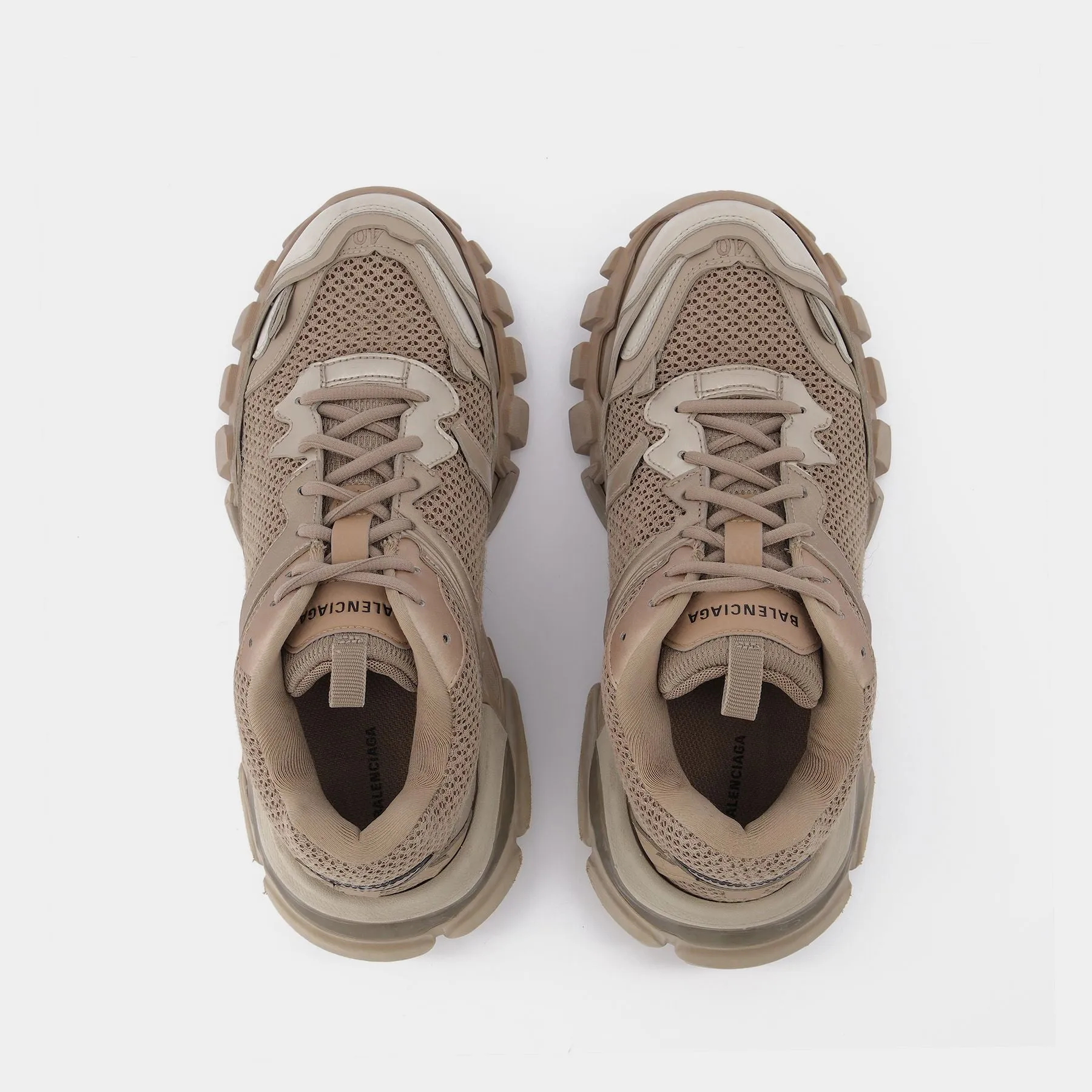 Baskets Track 3 en Beige