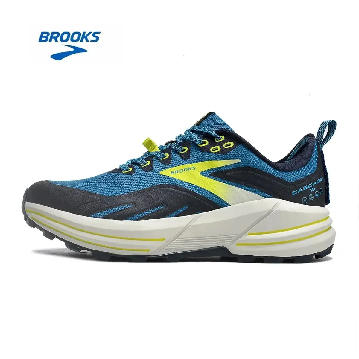 BROOKS Cascadia 16 Running Shoes Basil Duffel Bag Co Men Women Long-Distance Road Sport Training Casual Sneakers