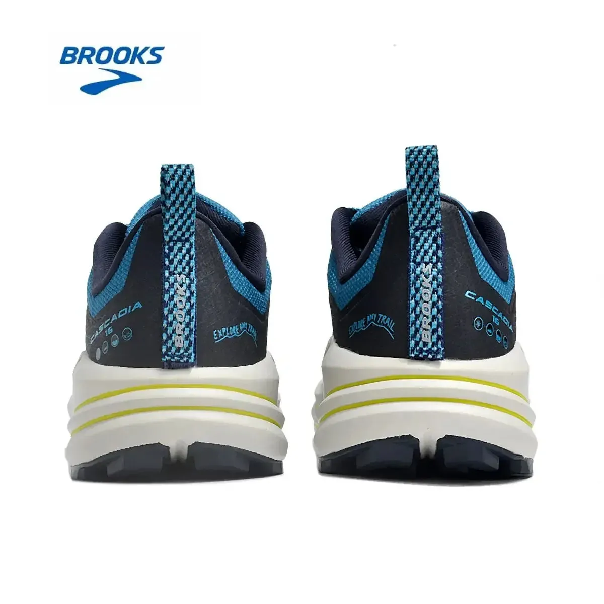 BROOKS Cascadia 16 Running Shoes Basil Duffel Bag Co Men Women Long-Distance Road Sport Training Casual Sneakers