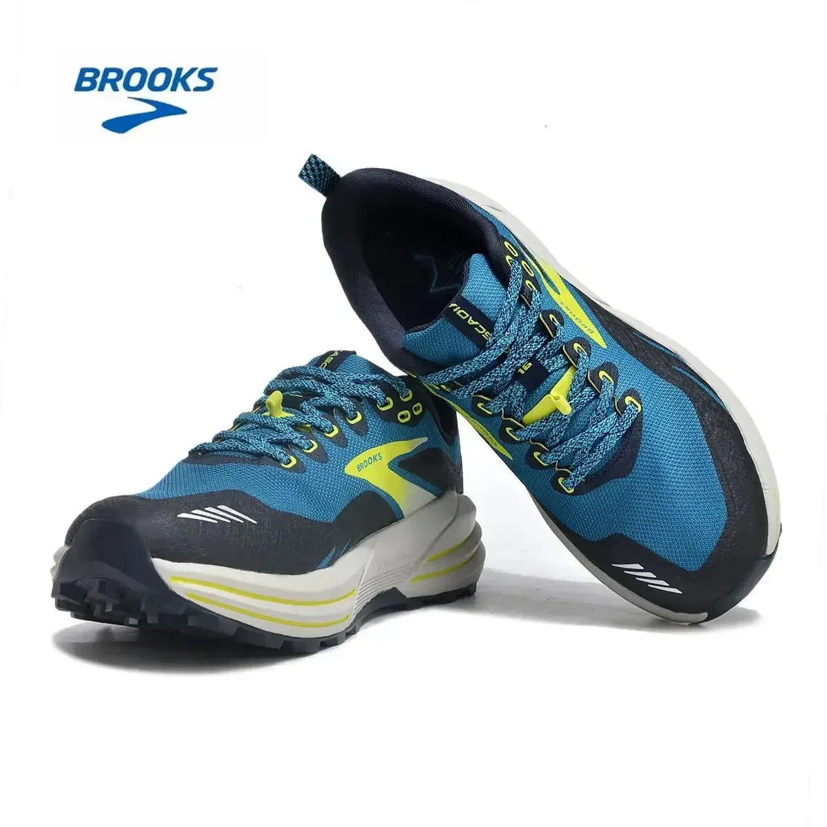 BROOKS Cascadia 16 Running Shoes Basil Duffel Bag Co Men Women Long-Distance Road Sport Training Casual Sneakers