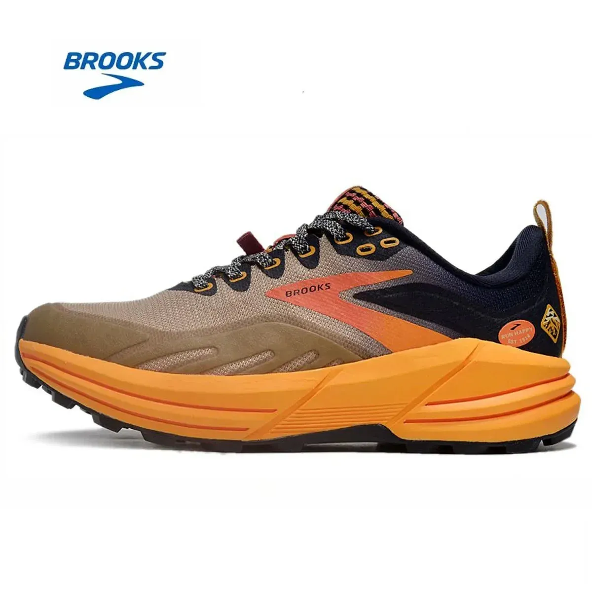 BROOKS Cascadia 16 Running Shoes Basil Duffel Bag Co Men Women Long-Distance Road Sport Training Casual Sneakers