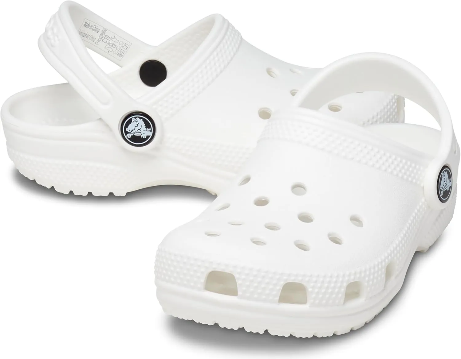 Crocs Kids Classic Clog (Little Kid/Big Kid) - Clogs for Kids - Synthetic Lining - Circulation Nubs