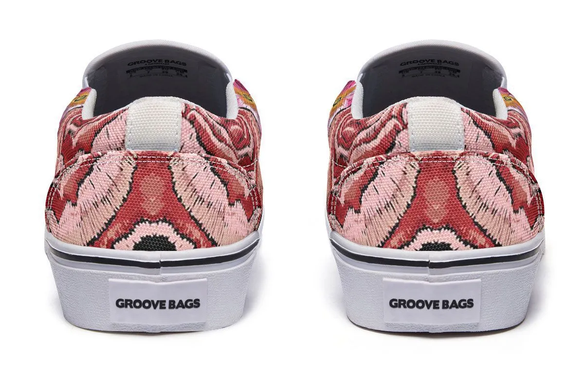 Embroidery Chihuahua Slip-On Shoes