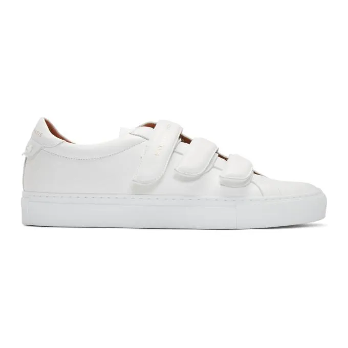 Givenchy White Urban Street Straps Sneakers