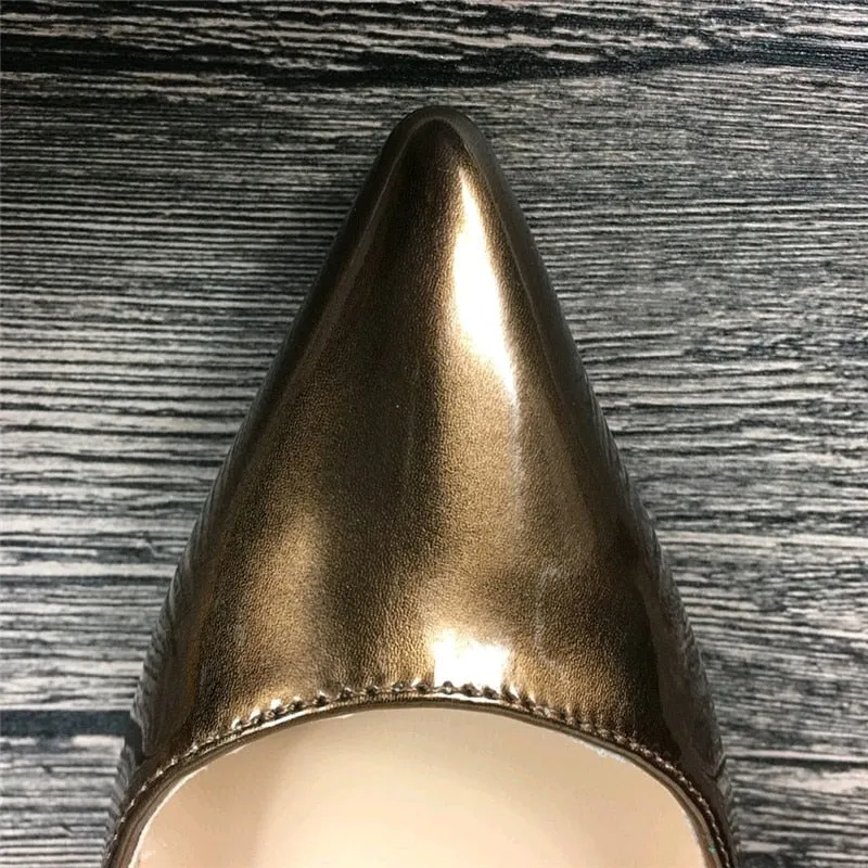 Glossy Patent Women's Stiletto Pumps