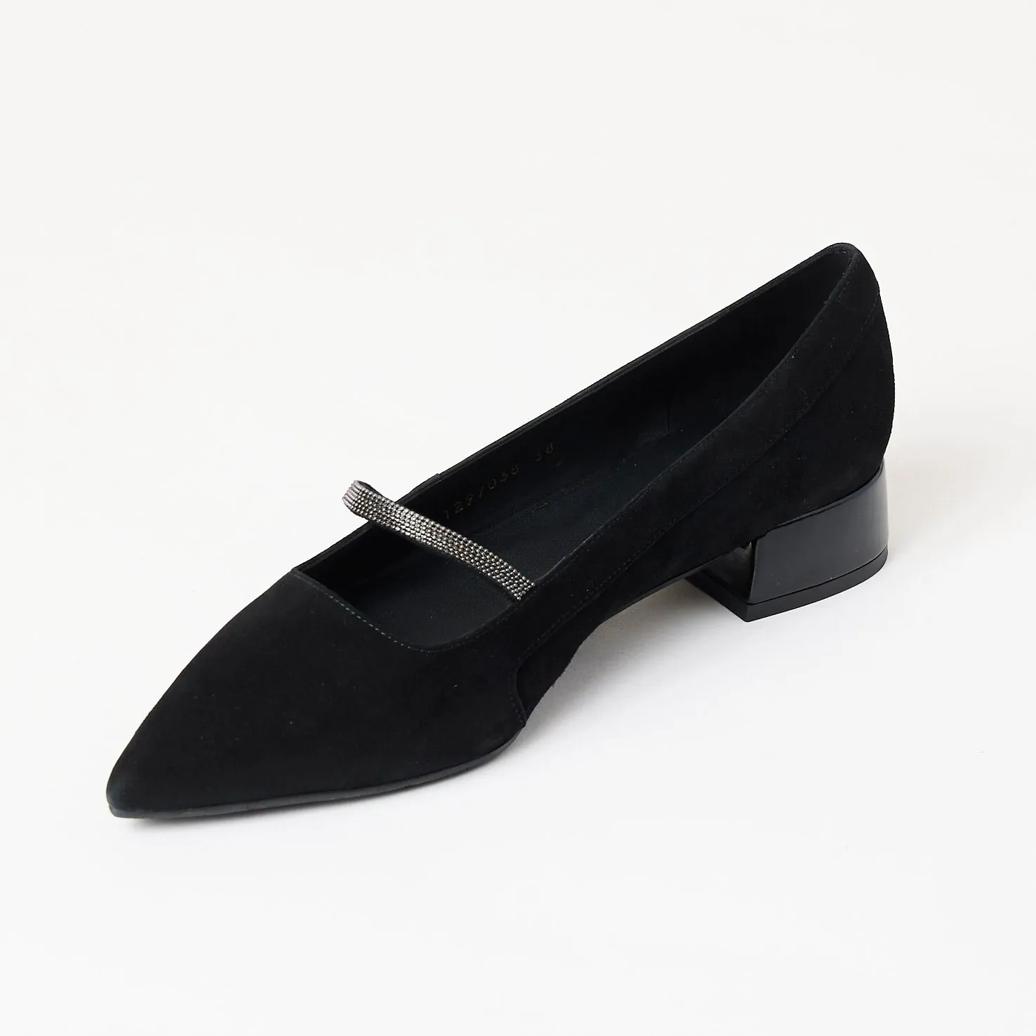 Lodi Flat Black Suede Shoes