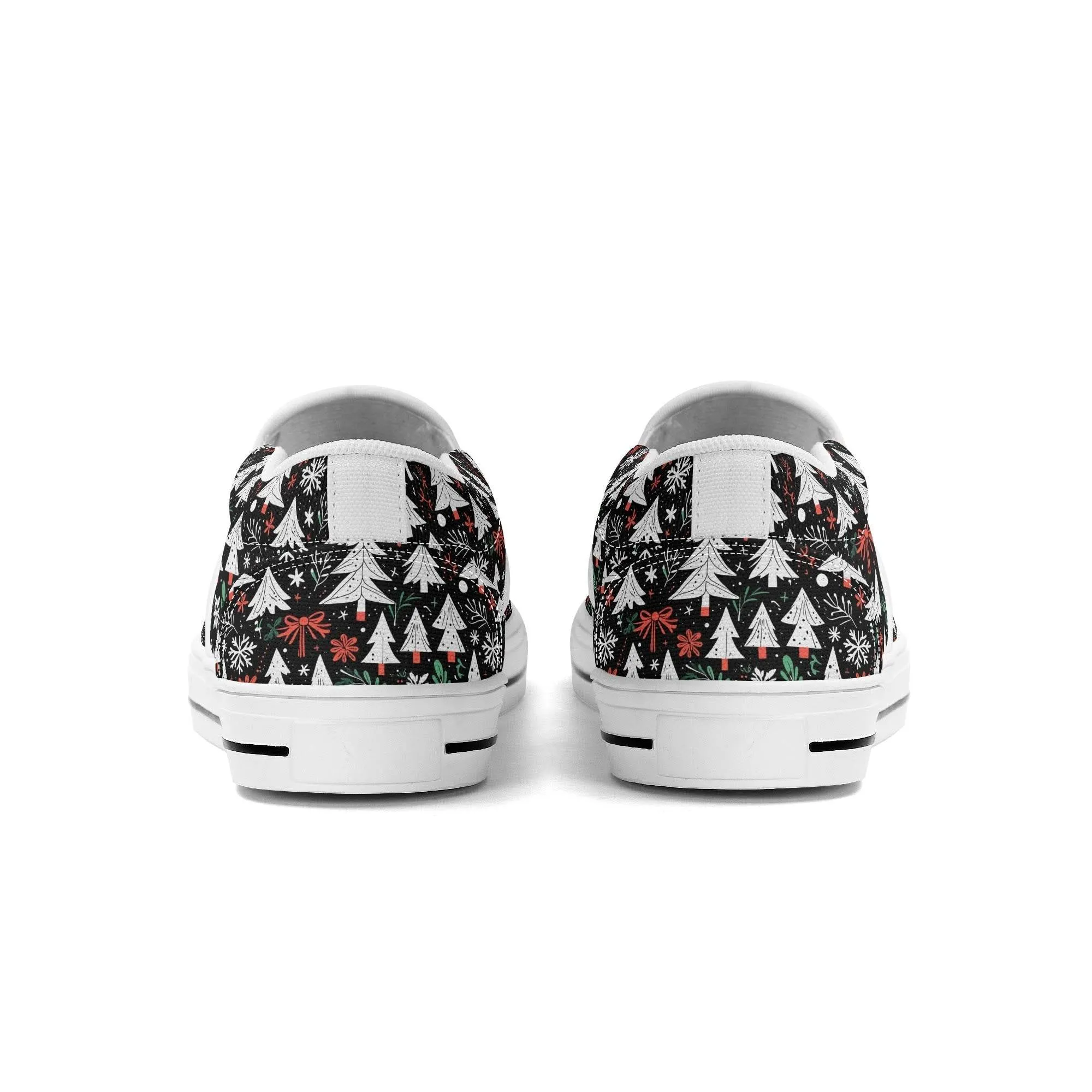 Mens Christmas Tree Rubber Slip On Shoes