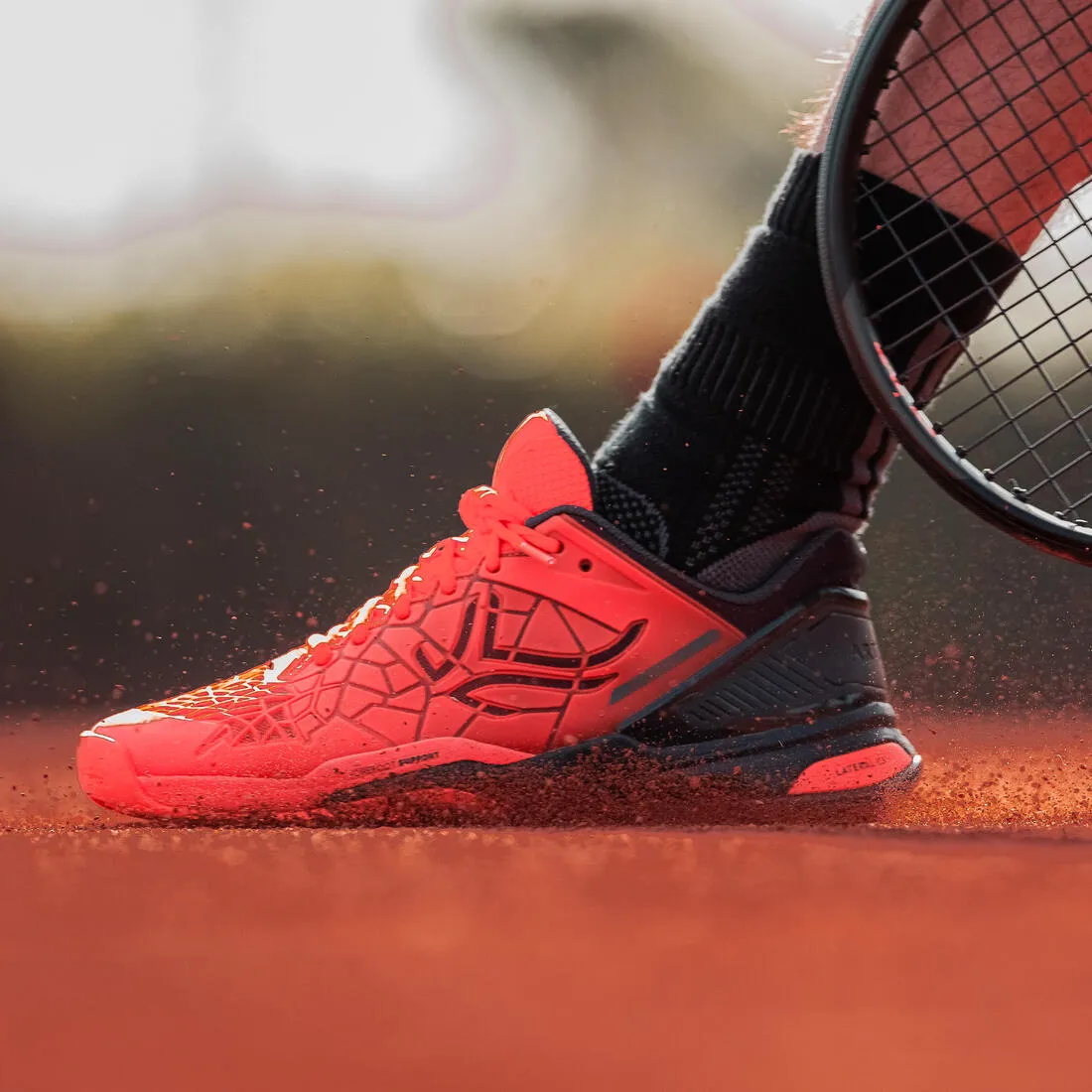 Men's Clay Court Tennis Shoes Strong Pro - Orange