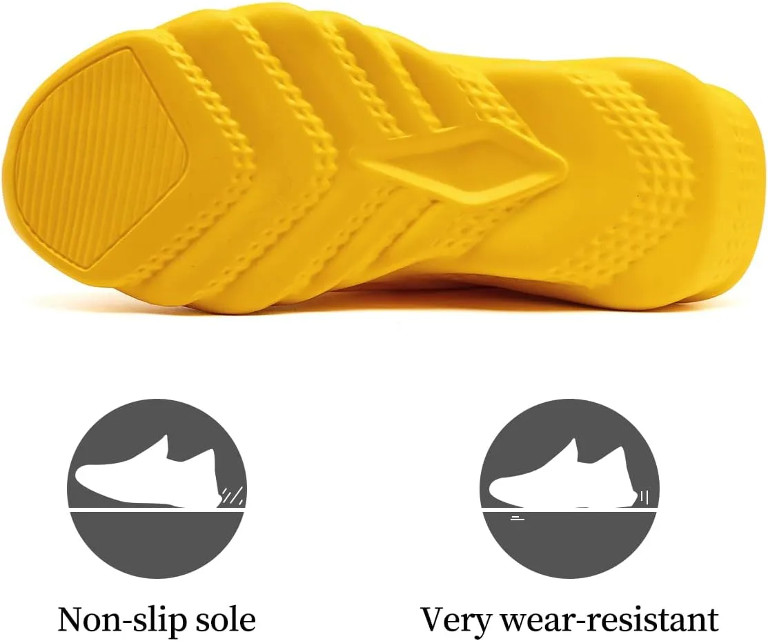 Men's Walking Running Shoes Sneakers Athletic Non Slip On Sports Tennis Fitness Shoes Casual Workout Lightweight Breathable Trainers Gym Fashion Mesh Soft Comfortable Shoe