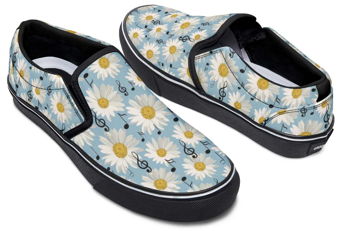 Musical Daisy Slip-On Shoes