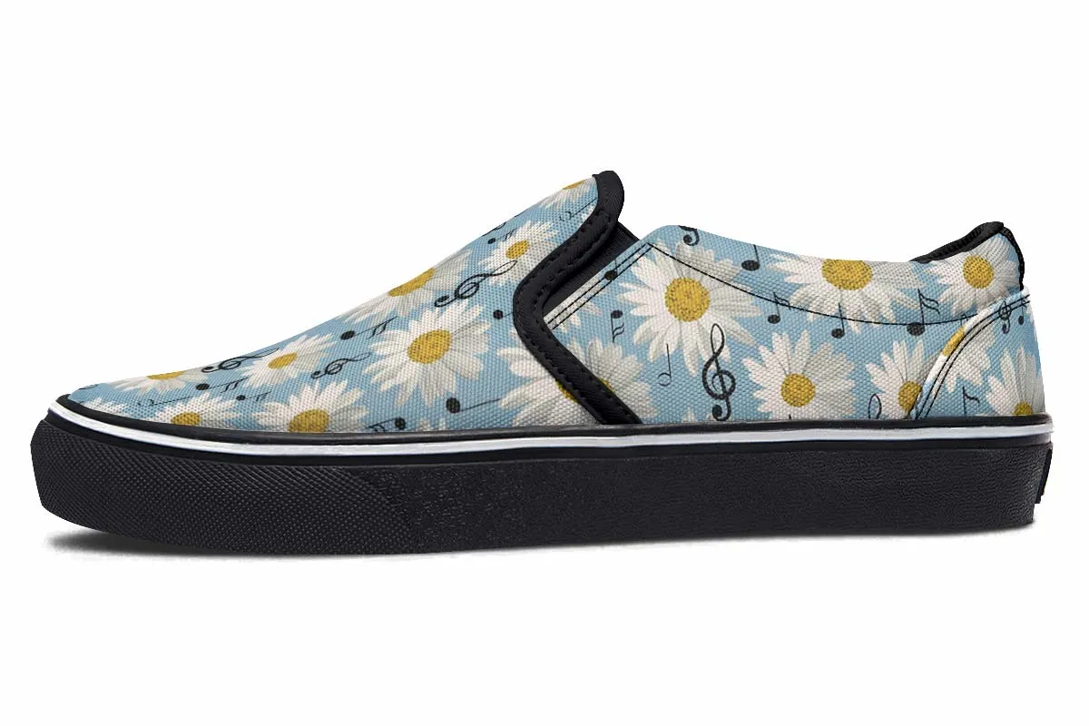Musical Daisy Slip-On Shoes