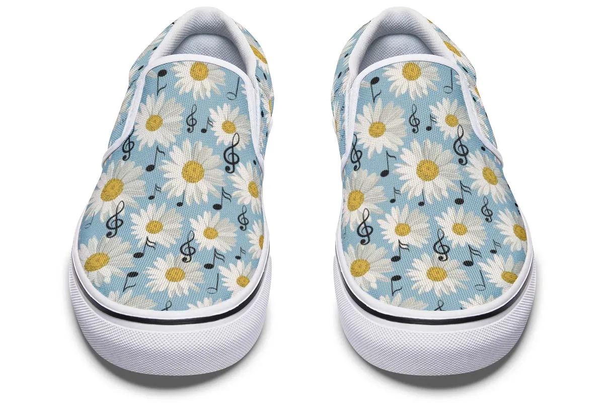 Musical Daisy Slip-On Shoes