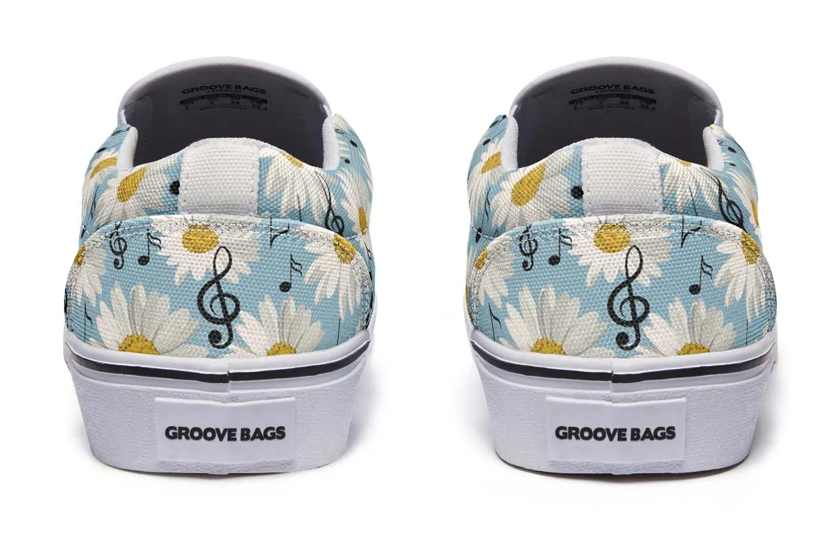Musical Daisy Slip-On Shoes