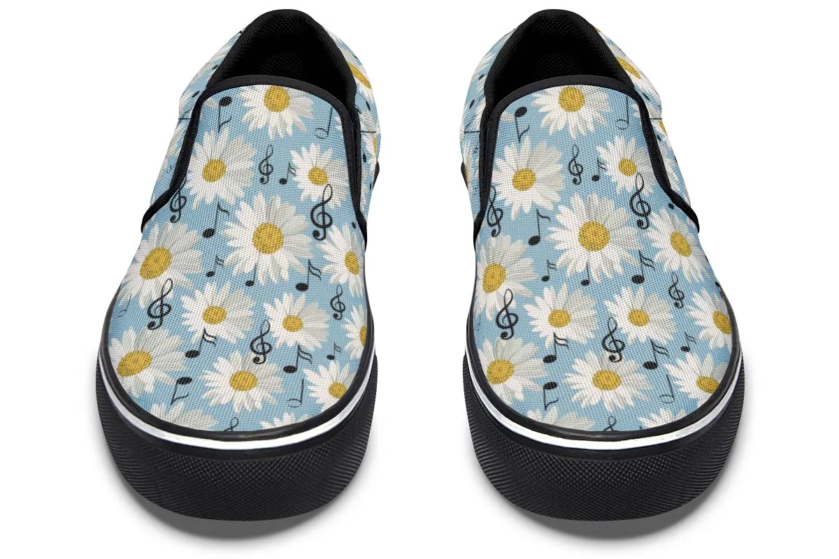 Musical Daisy Slip-On Shoes