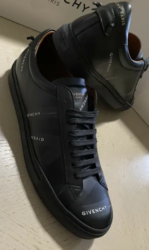 NIB $1095 Givenchy Men Leather Urban Street Sneakers Shoes Black 9 US / 42 EU