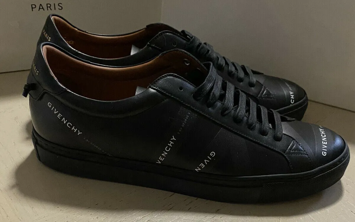 NIB $1095 Givenchy Men Leather Urban Street Sneakers Shoes Black 9 US / 42 EU