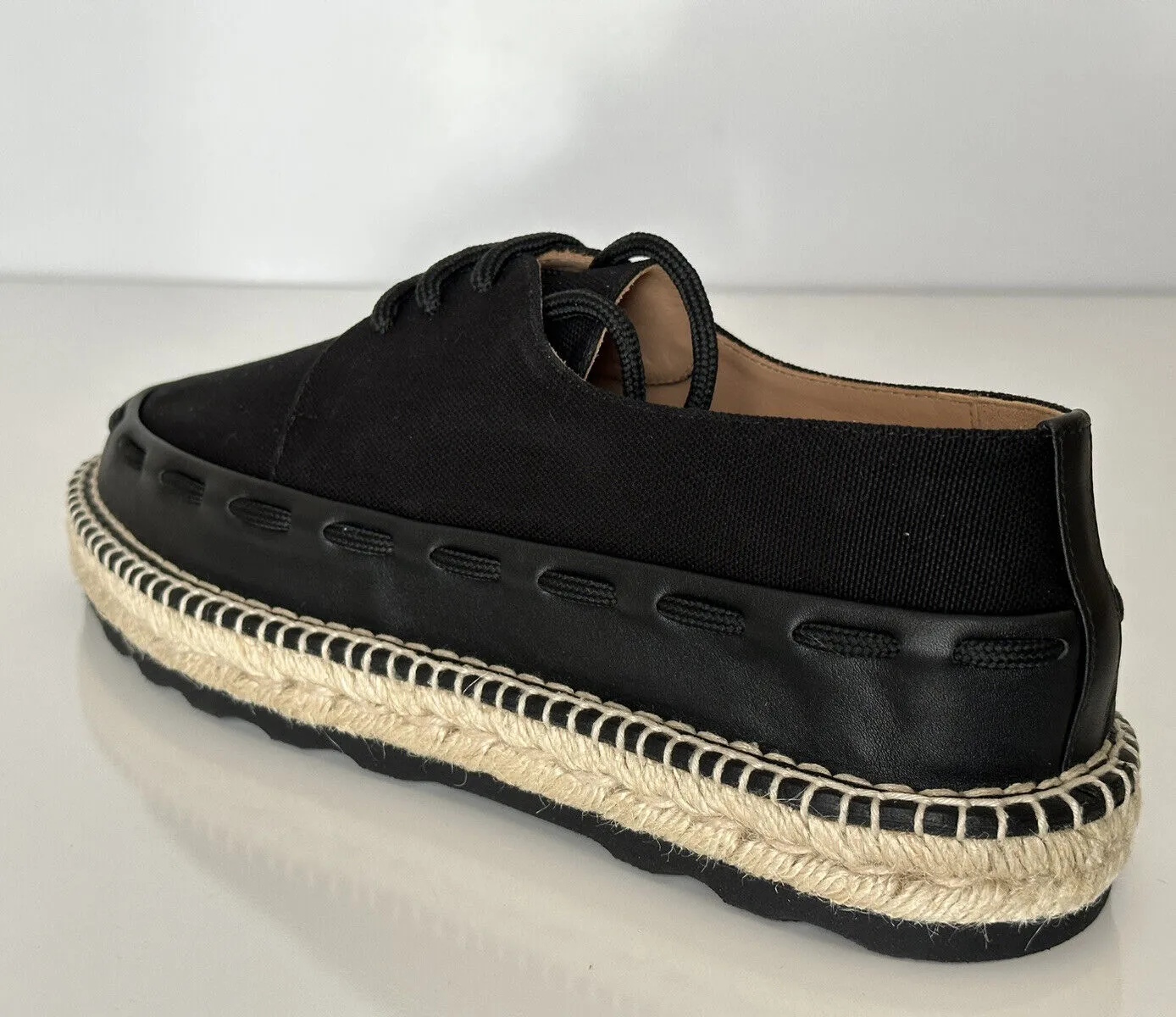 NIB $620 Bottega Veneta Men's Slip-on Espadrilles Shoes Black 11 US (44) 578267
