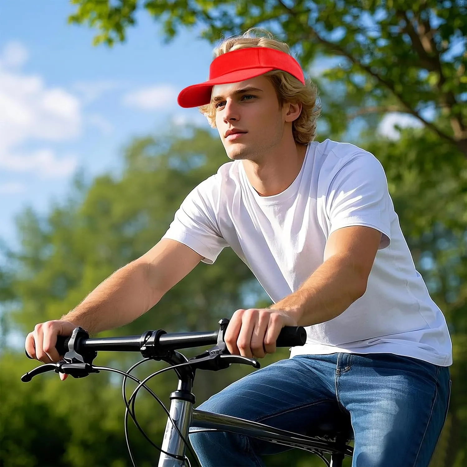 Sports Sun Visor Hats for Women Men Adjustable Cotton Beach Baseball Tennis Golf Hat Caps UV Protection Visors