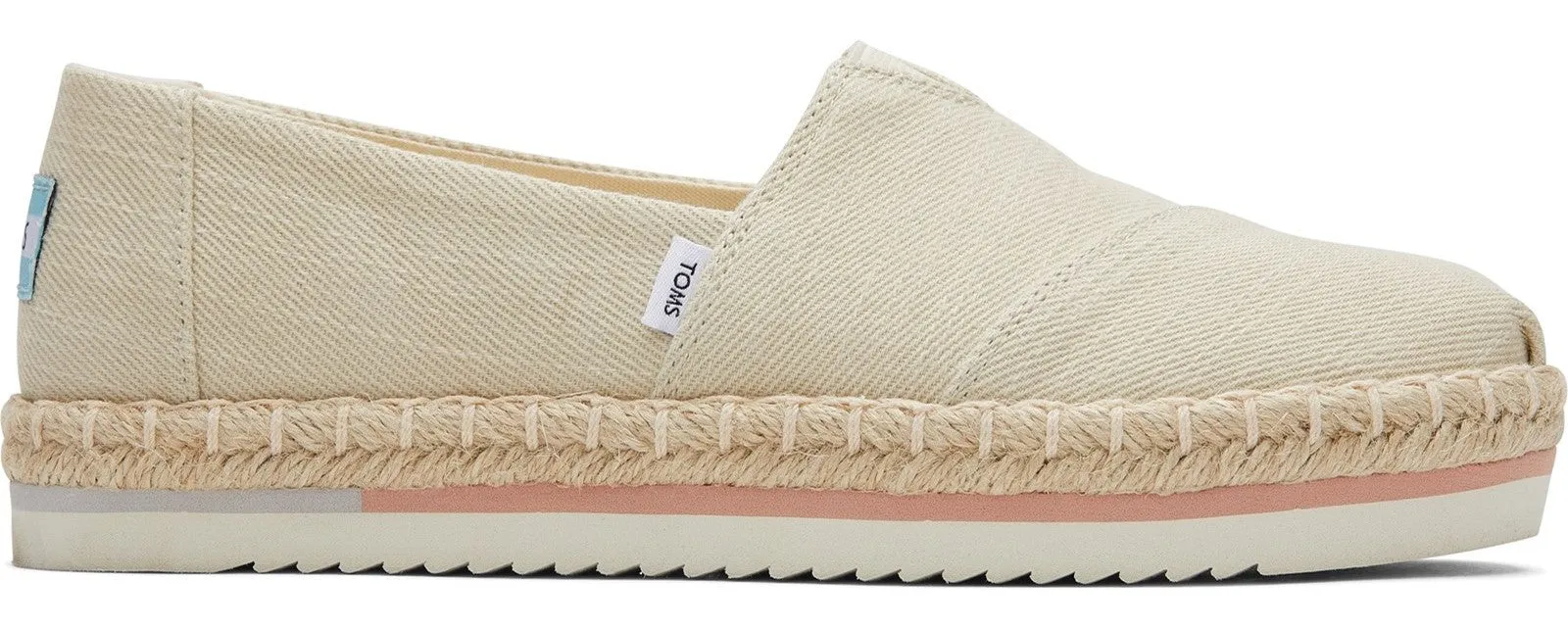 TOMS Alpargata Platform Womens Slip On Casual Shoe