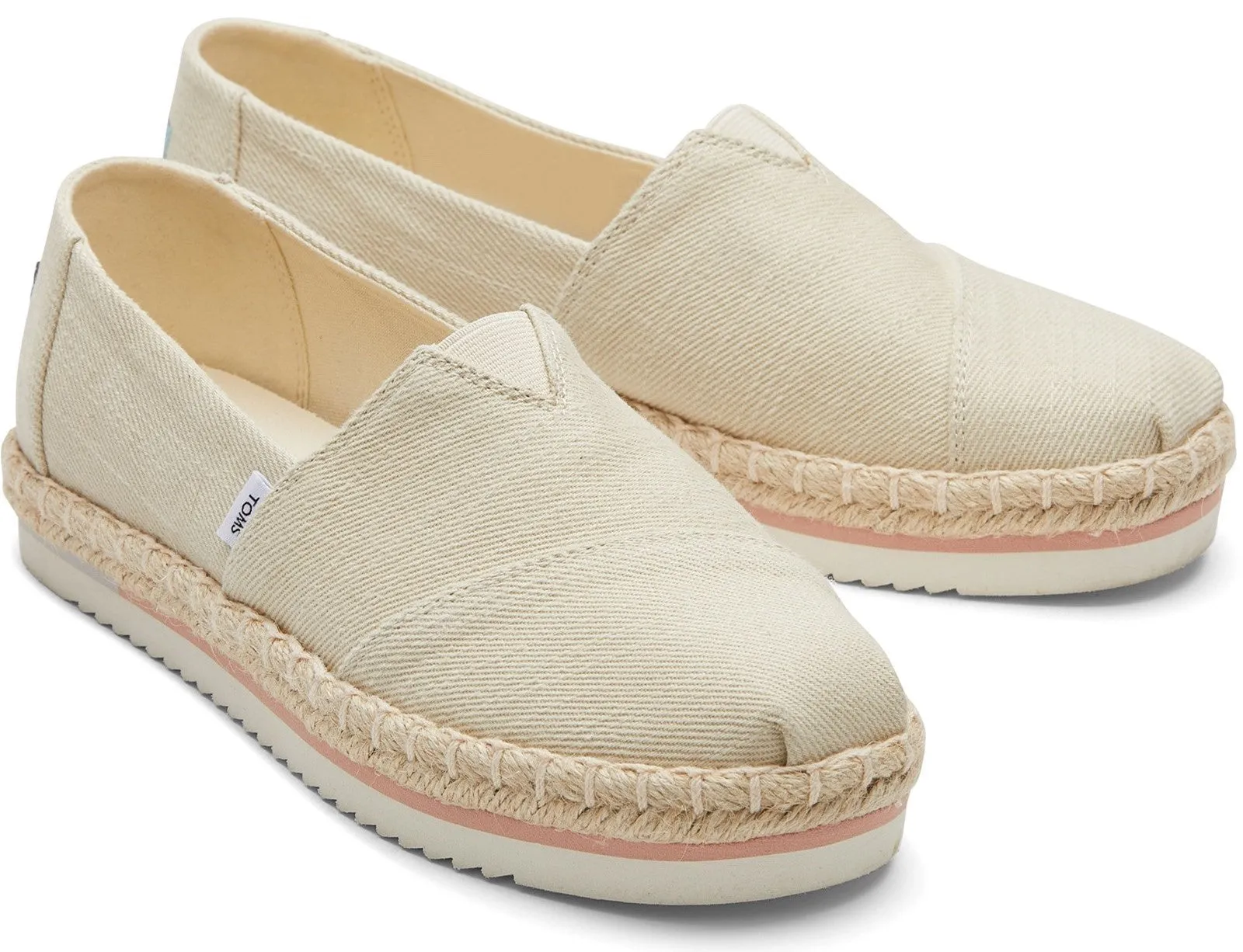 TOMS Alpargata Platform Womens Slip On Casual Shoe