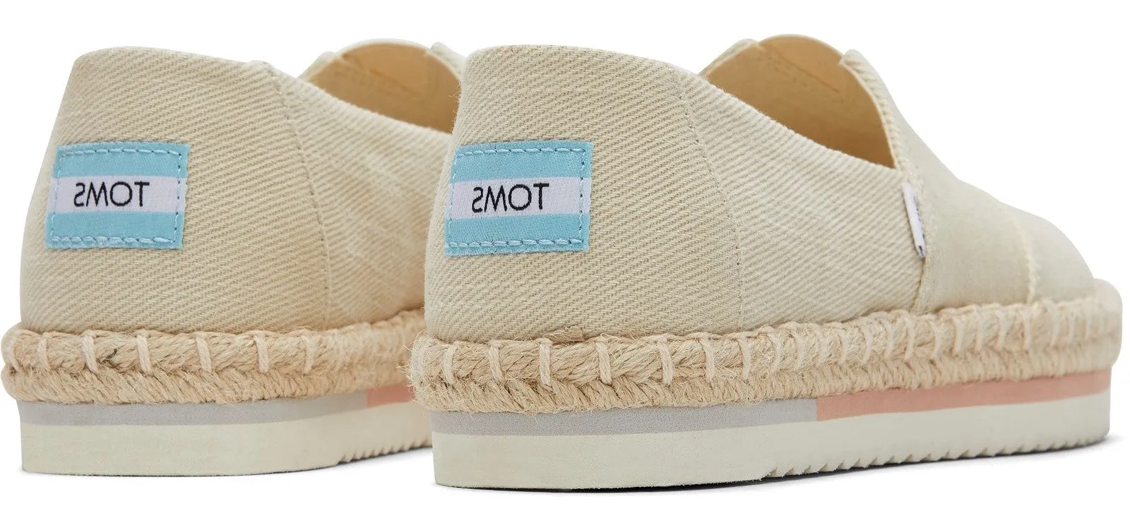 TOMS Alpargata Platform Womens Slip On Casual Shoe