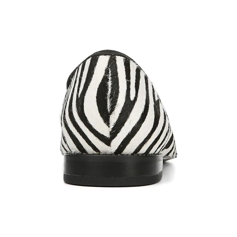 Topaz 2 Zebra Pony Calf Hair Franco Sarto Loafer Flats