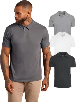 True Classic Short Sleeve Polo Shirts for Men - Cotton Men's Polo Shirts, Golf Shirt & Custom Polo - Collared Short Sleeve