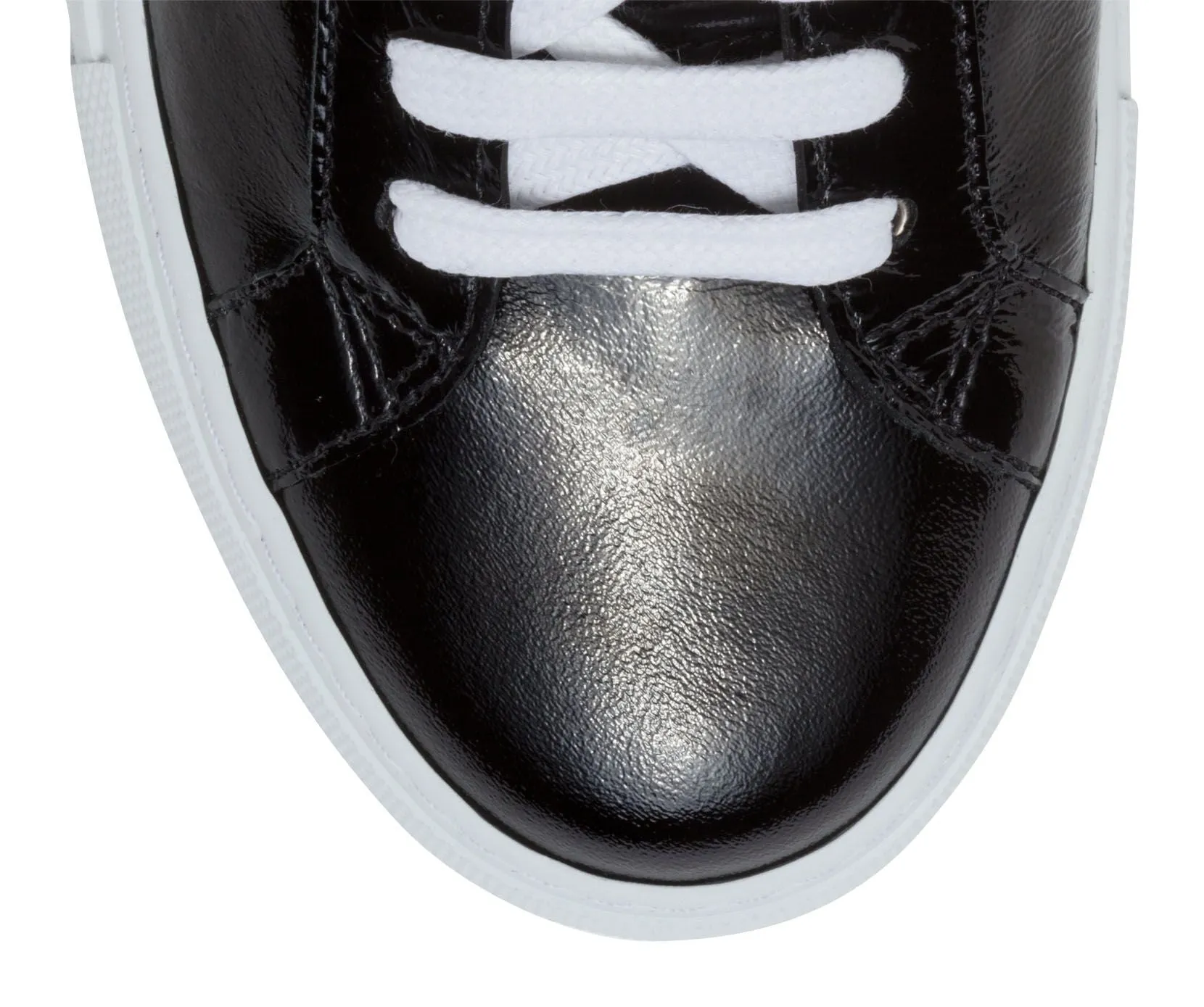 Urban street black patent sneakers