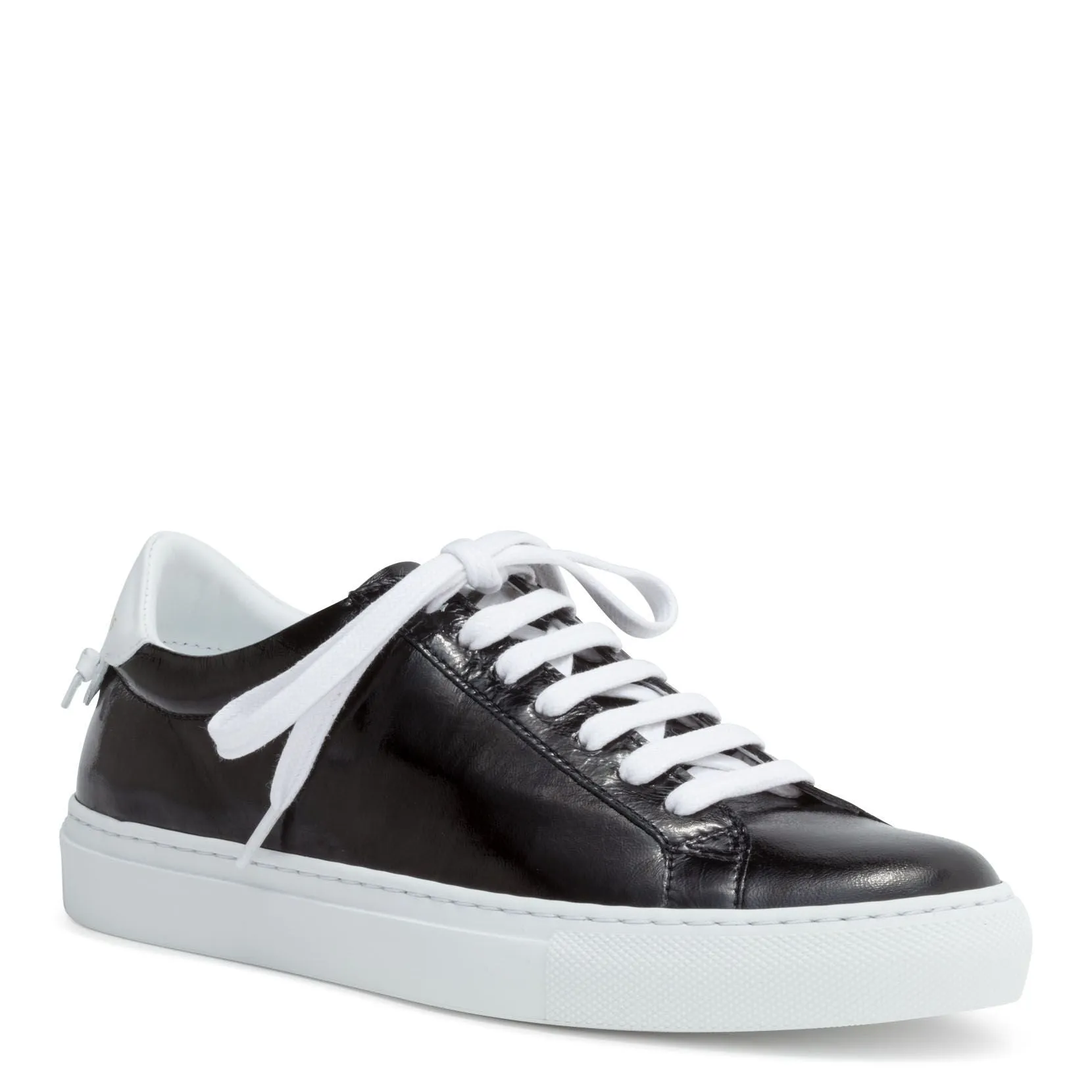 Urban street black patent sneakers