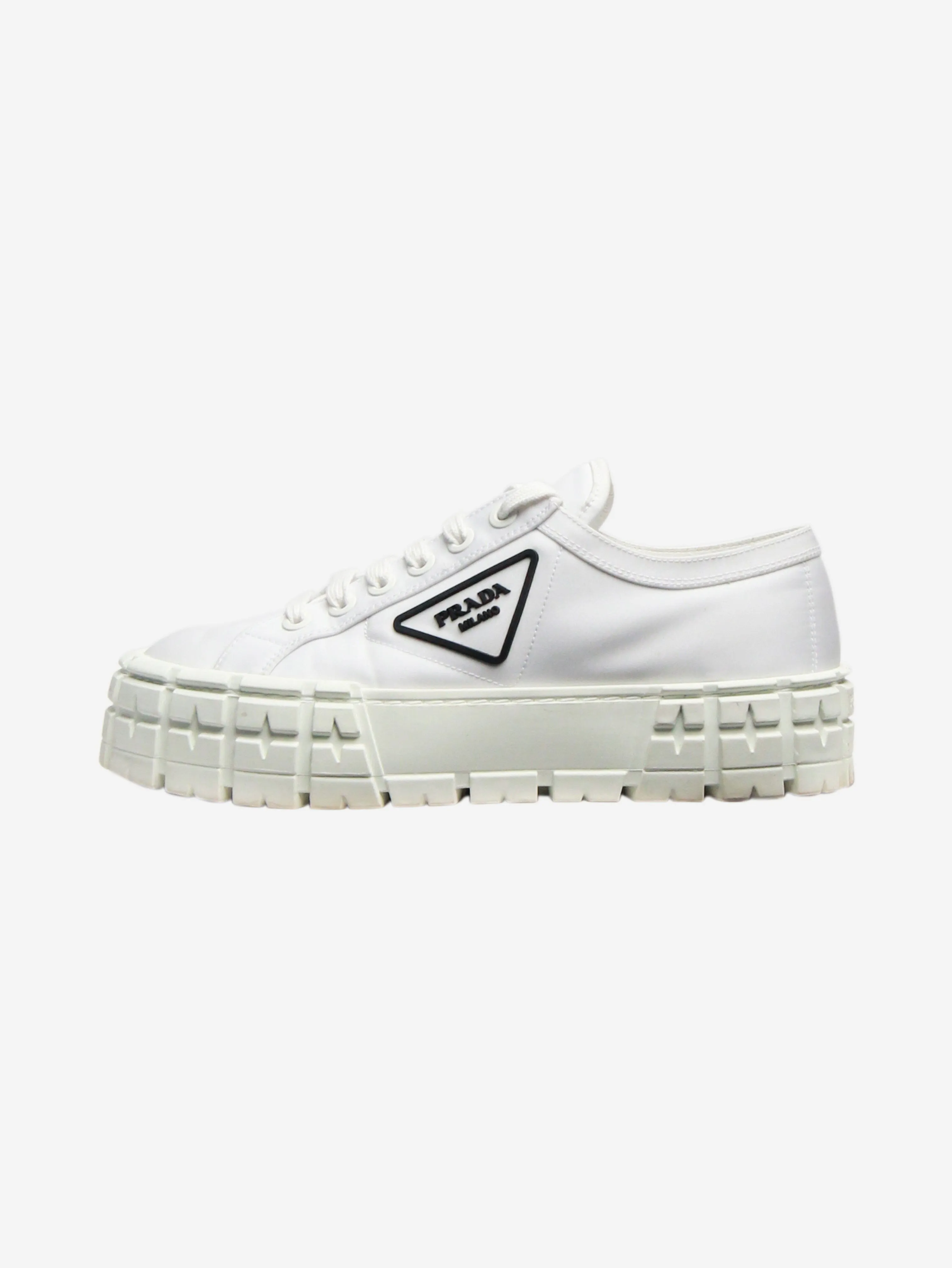 White Double Wheel Re-Nylon gabardine sneakers - size EU 39.5
