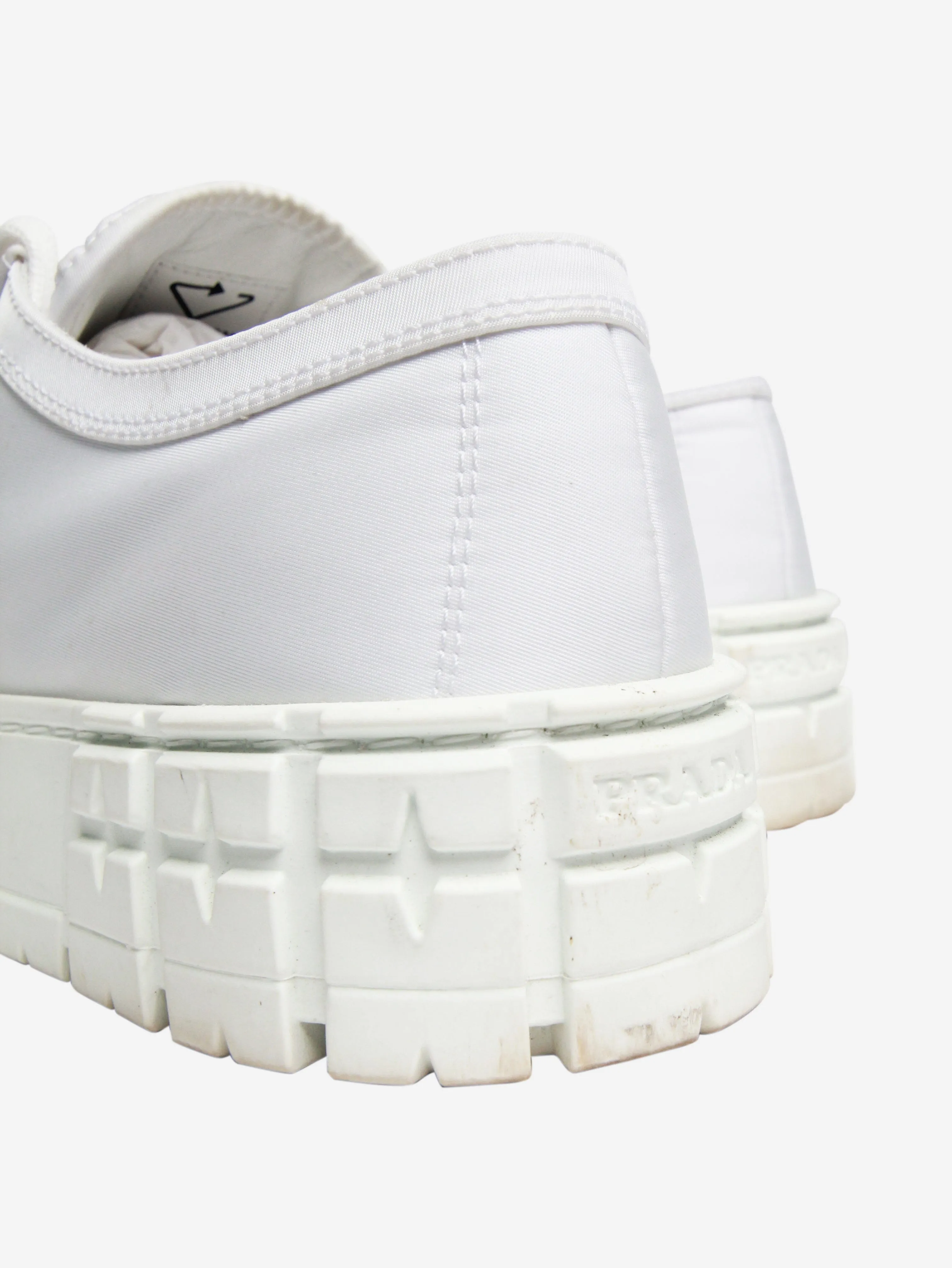White Double Wheel Re-Nylon gabardine sneakers - size EU 39.5