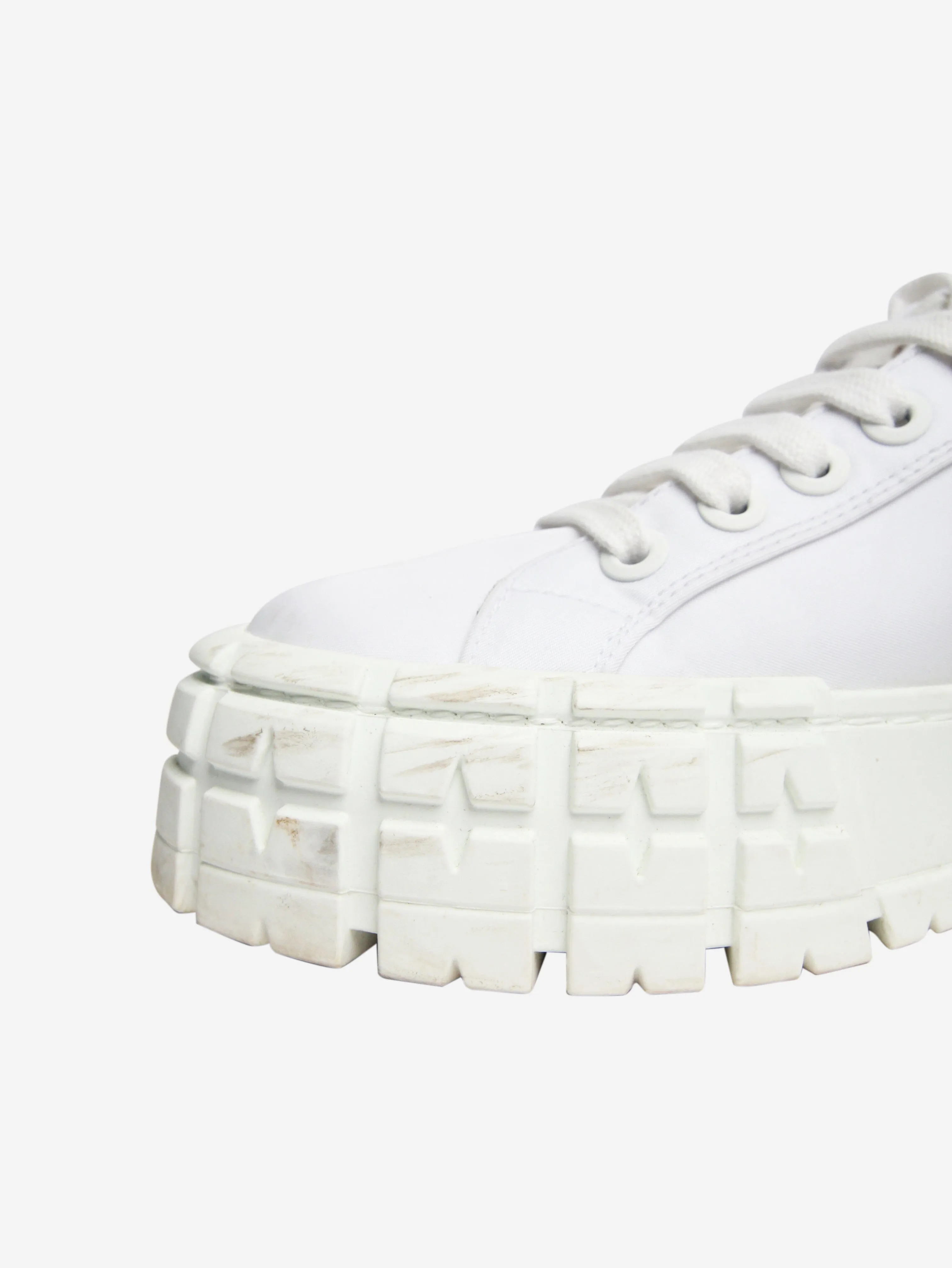 White Double Wheel Re-Nylon gabardine sneakers - size EU 39.5